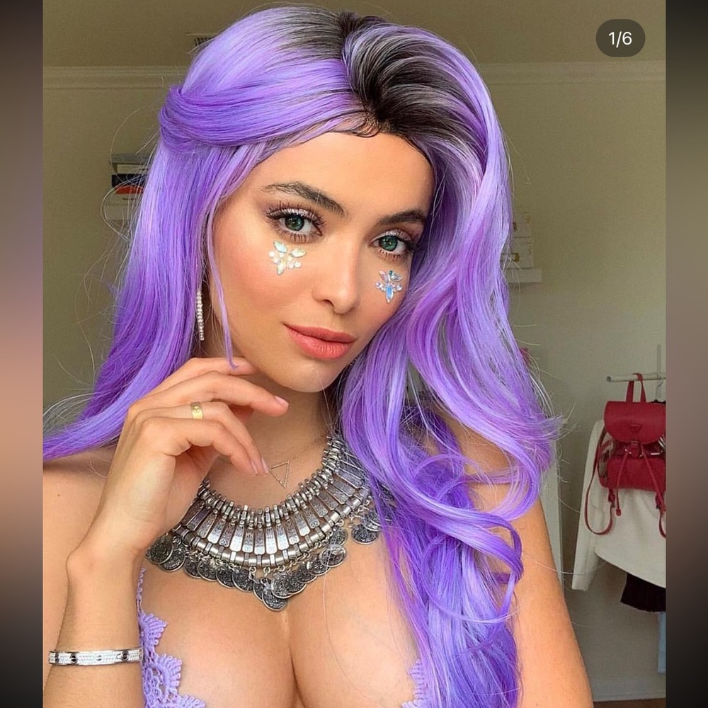 Purple Wig - Picture 8 of 10